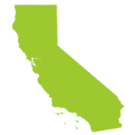 California map green