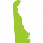 Delaware map green