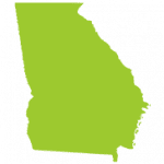 Georgia map green