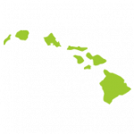 Hawaii map green