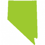 Nevada map green