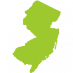 New Jersey map green