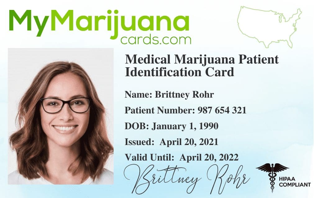 Medical Marijuana Card Mock Up